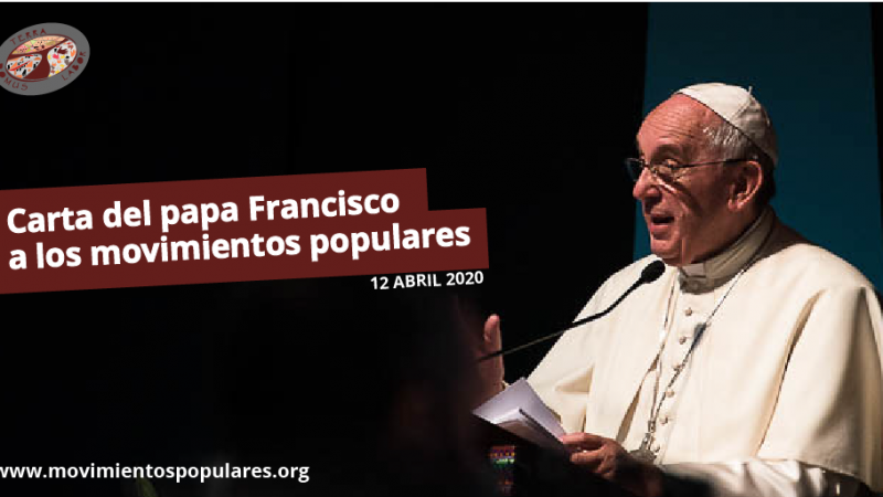 Papa Francisco: «Es el momento de un salario universal para los trabajadores más humildes y sin derechos»