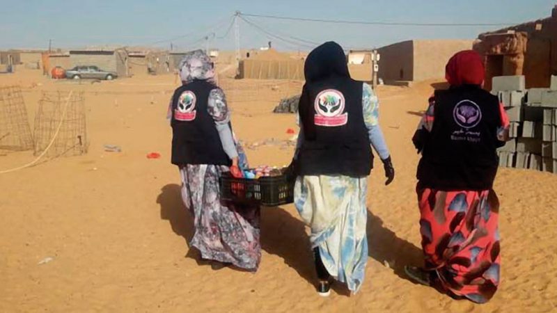 Una cesta solidaria para el Sáhara