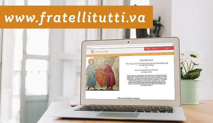 El Vaticano abre una web dedicada a Fratelli tutti
