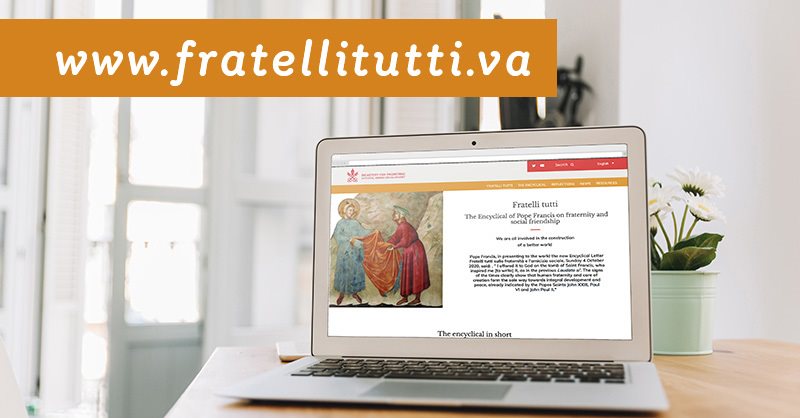 El Vaticano abre una web dedicada a Fratelli tutti