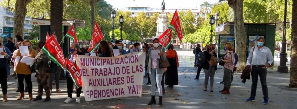 Movilización de auxiliares de la dependencia andaluza