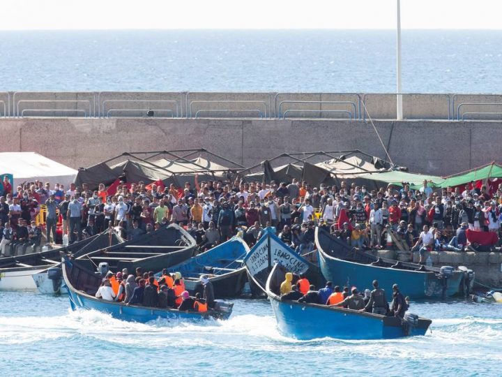 Canarias, paso tenso de migrantes