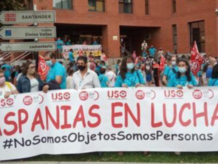 El Fondo de Solidaridad de la HOAC de Burgos colabora con la caja de resistencia de Aspanias