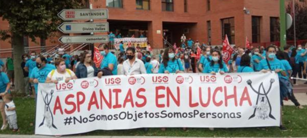 El Fondo de Solidaridad de la HOAC de Burgos colabora con la caja de resistencia de Aspanias