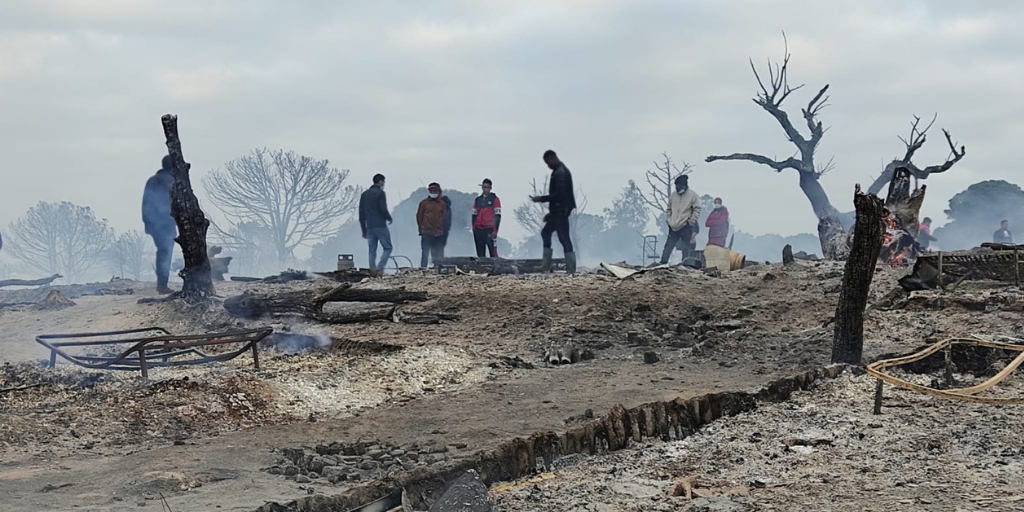 Trabajadores cristianos de Huelva critican la “indolencia y pasividad” en el incendio del asentamiento de personas migrantes