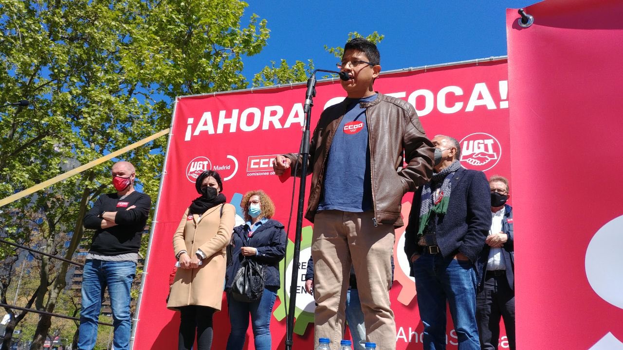 #AhoraSíToca | Trabajadores precarios piden al Gobierno que suba el SMI