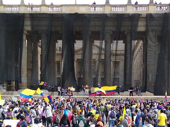 Trabajadores cristianos de América apoyan la movilización social en Colombia