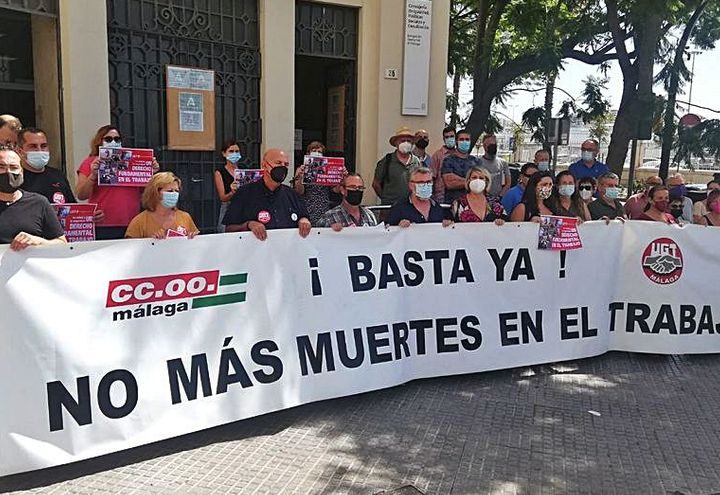 Sindicatos y trabajadores cristianos de Málaga lamentan otra muerte más en accidente de trabajo