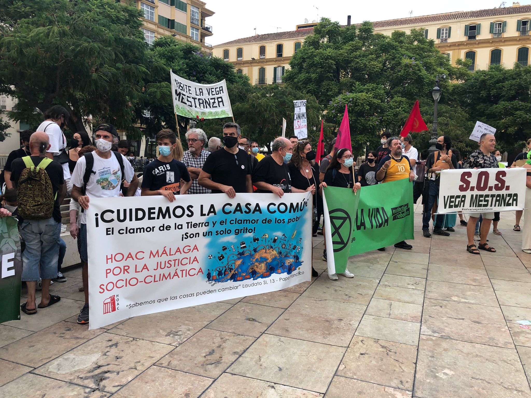 Trabajadores cristianos de Málaga se unen a la movilización por la justicia climática
