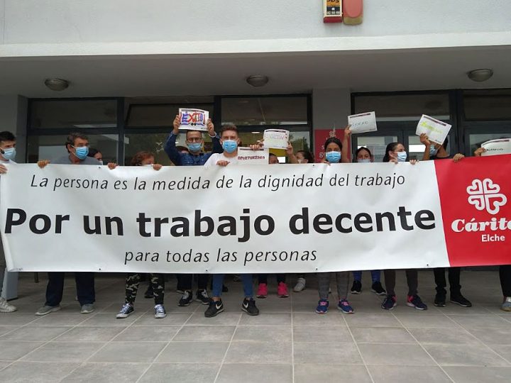 Concentración en Alicante en el Día Mundial de la Salud y la Seguridad en el Trabajo