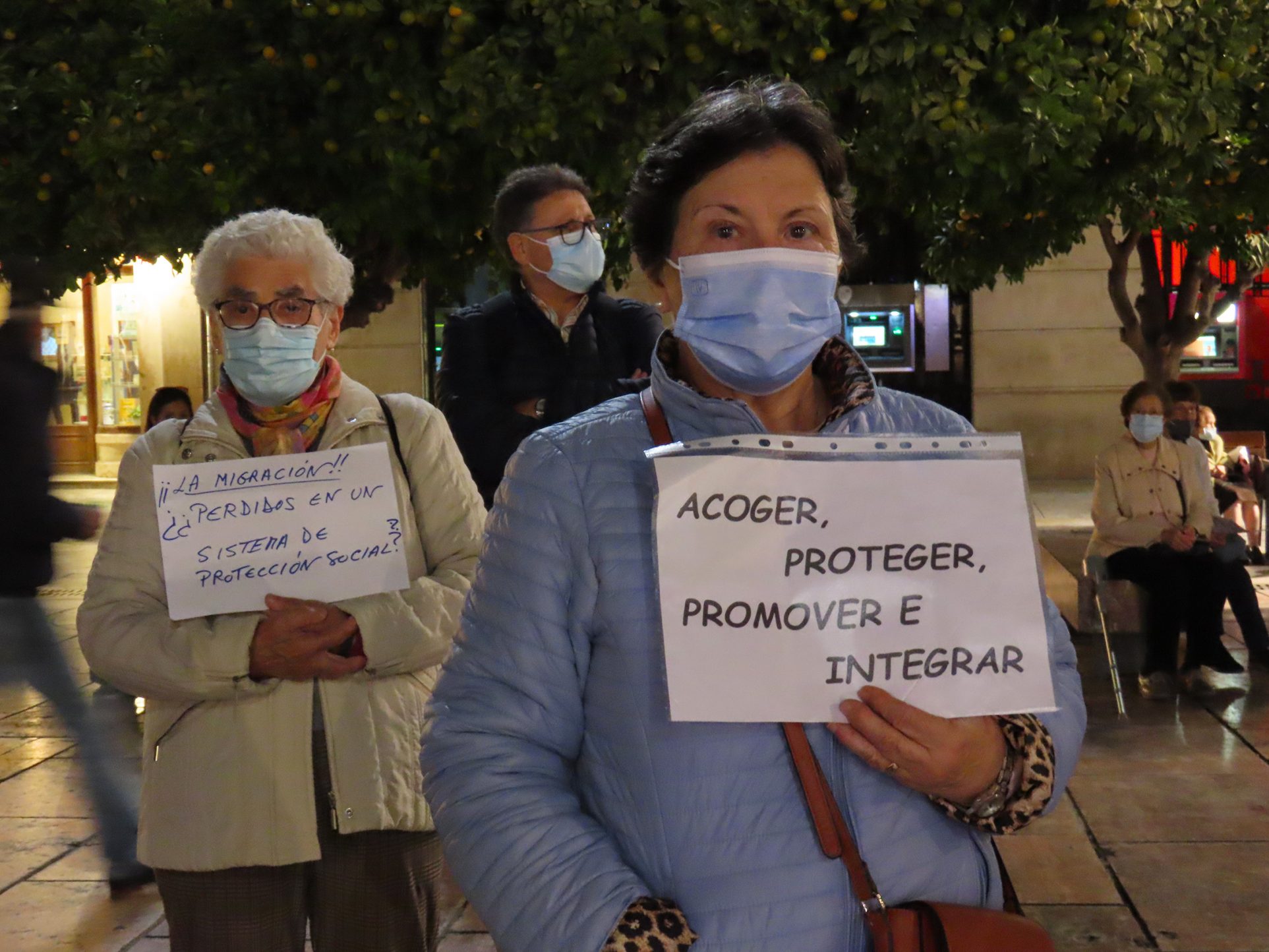 El Círculo de Silencio de Málaga escucha el grito de quienes sufren