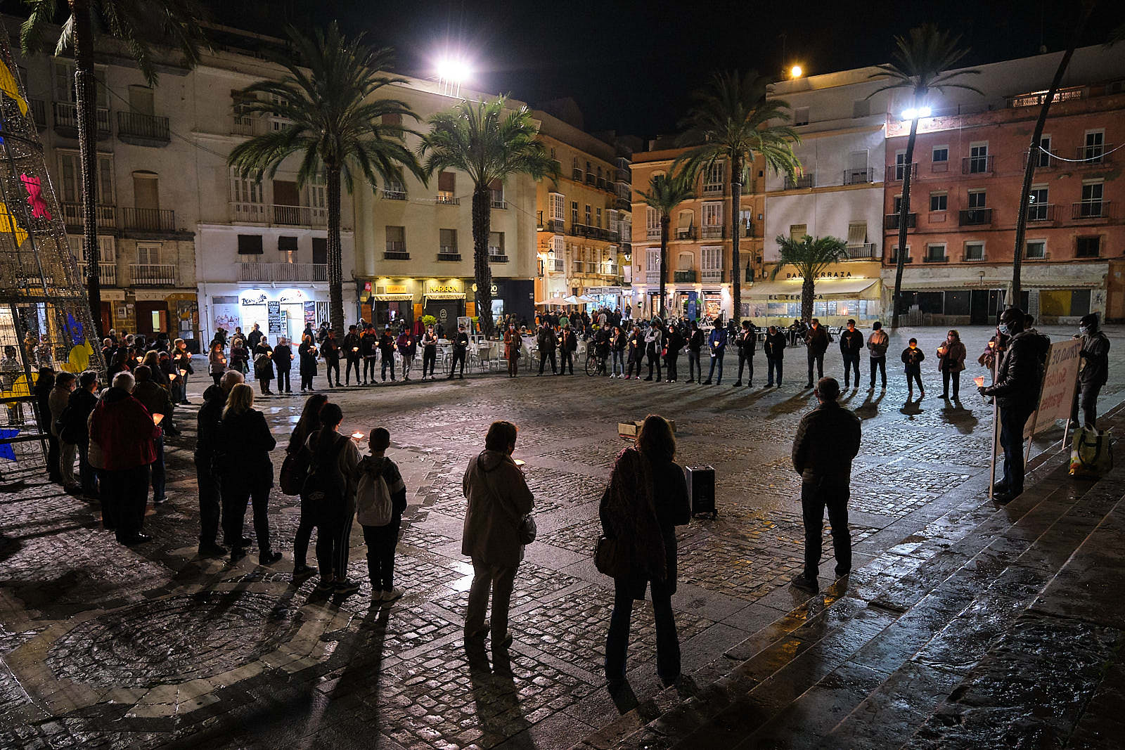 Círculos de silencio en Mondoñedo-Ferrol “Por el fin de la guerra”