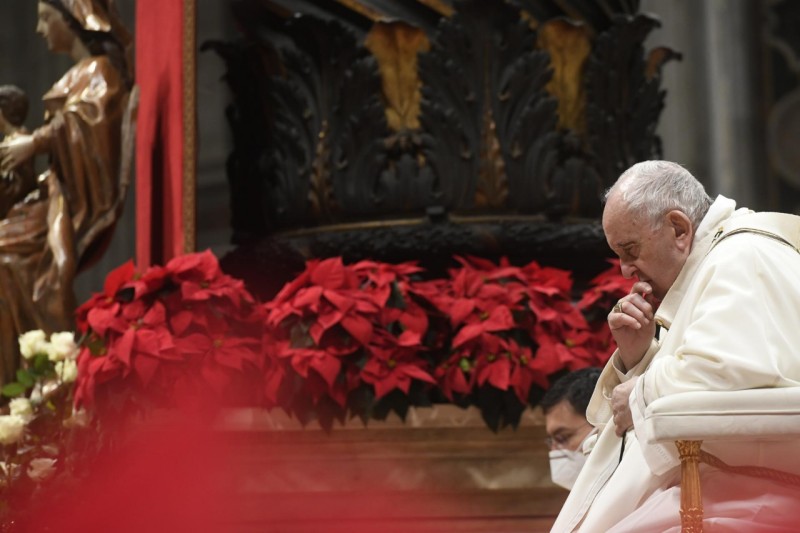 El papa Francisco en la misa del Gallo: “¡No más muertes en el trabajo!”