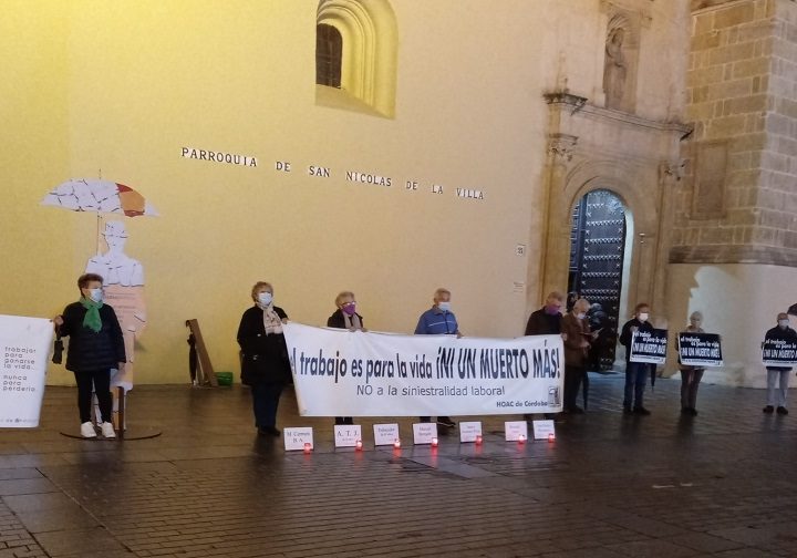 Concentración en Córdoba contra la siniestralidad laboral