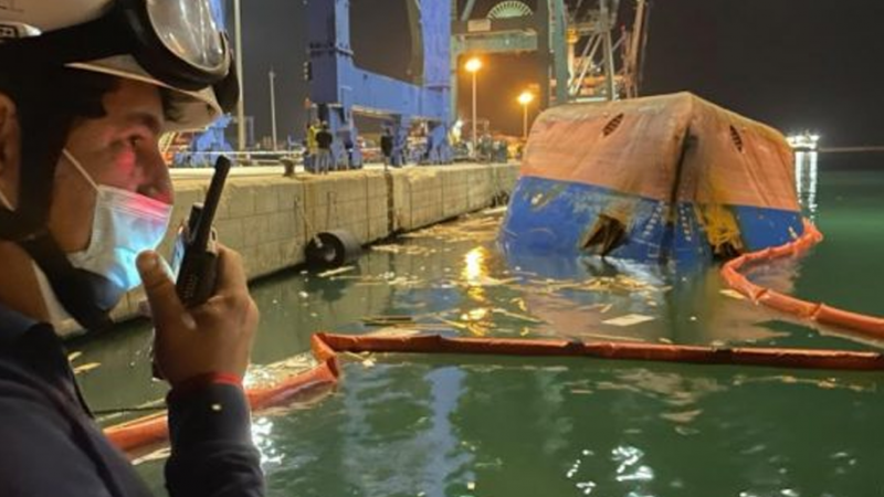 El apostolado del mar y la Federación del Transporte han sido claves para resarcir a la tripulación del Nazmiye Ana