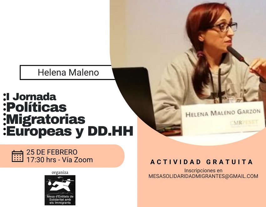 Jornada sobre políticas migratorias y derechos humanos con Helena Maleno