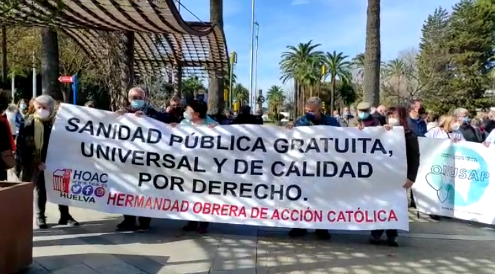 Trabajadores cristianos de Andalucía y Cataluña apoyan las movilizaciones por la sanidad pública