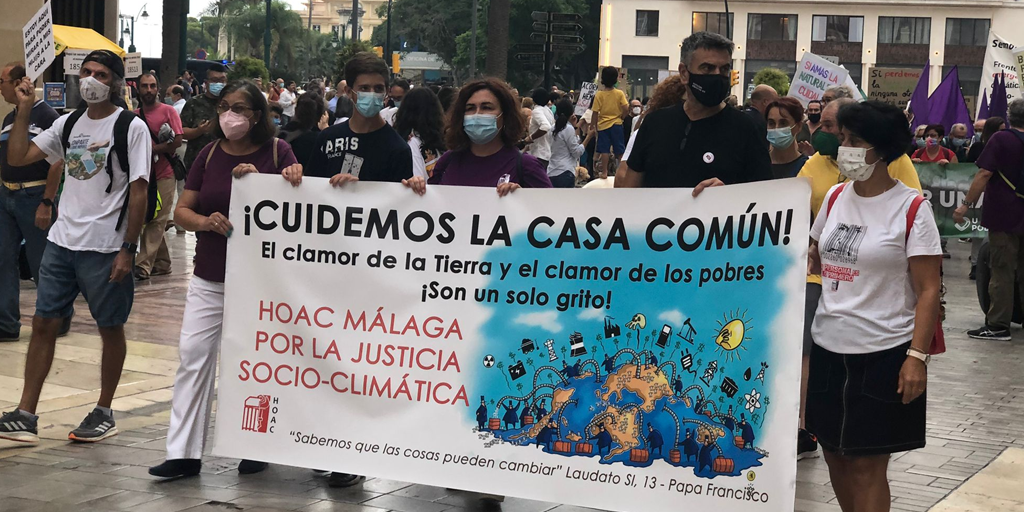 Trabajadores cristianos de Málaga invitan a la comunidad eclesial a sumarse a la movilización en defensa del clima