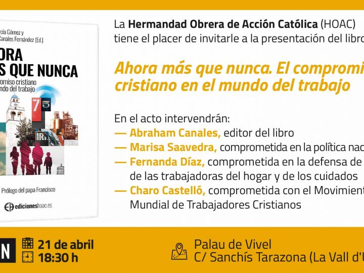 Diálogo en Castellón sobre el compromiso cristiano en el mundo del trabajo