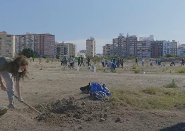 Trabajadores cristianos apoyan la creación del bosque urbano de Málaga