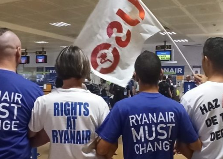 Continúa la huelga en Ryanair, a pesar de las represalias