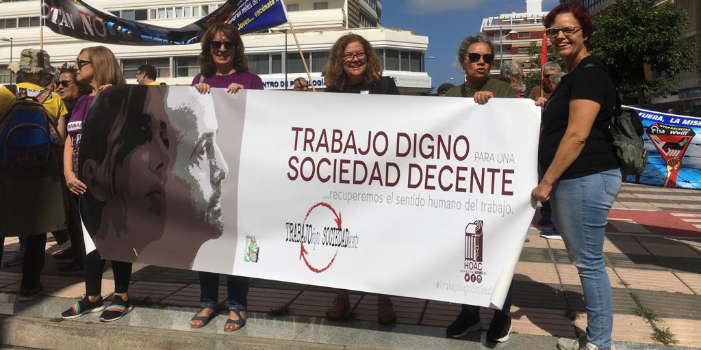 La HOAC de Canarias apoya las movilizaciones por la mejora de las condiciones laborales