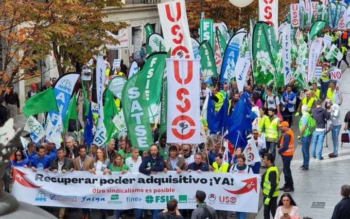 Diversos sindicatos critican la ineficacia del Gobierno para recuperar poder adquisitivo y exigen medidas urgentes