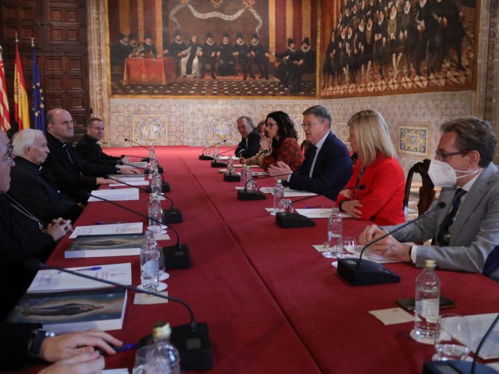 Gobierno e Iglesia valenciana establecen una comisión para cooperar por el bien común