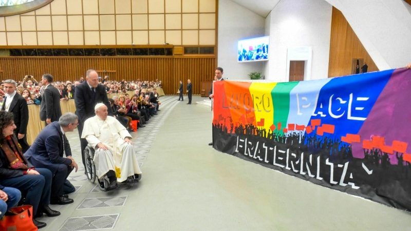 Papa Francisco: “No hay sindicato sin trabajadores y no hay trabajadores libres sin sindicato”