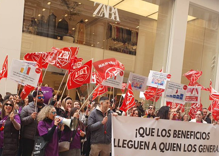 Los sindicatos arrancan a Inditex un primer incremento salarial