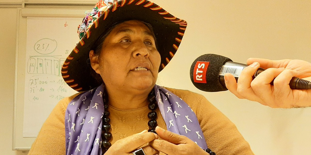 Lourdes Huanca, dirigente campesina y feminista peruana: «No vamos a abandonar la resistencia»