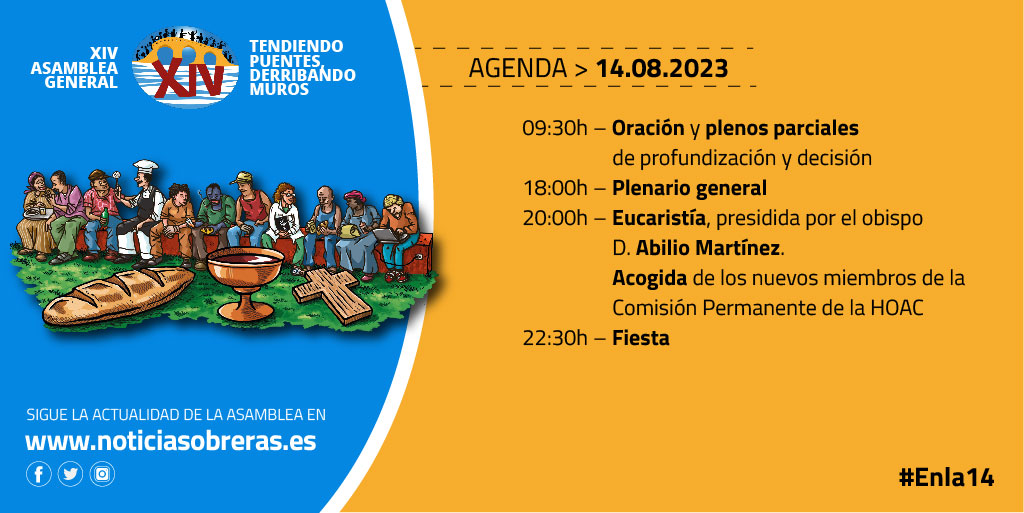 #Enla14. Agenda del 14 de agosto