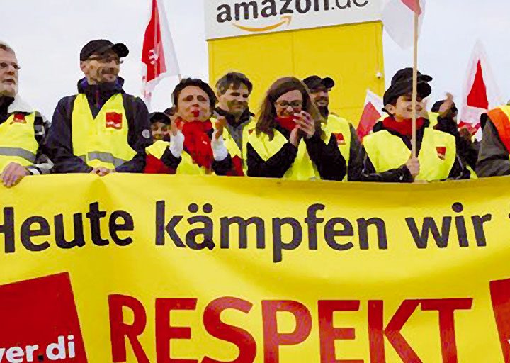 EEUU: Huelga de repartidores de Amazon | Convenio de Hong Kong | Alemania/Reino Unido: Huelgas en almacenes de Amazon