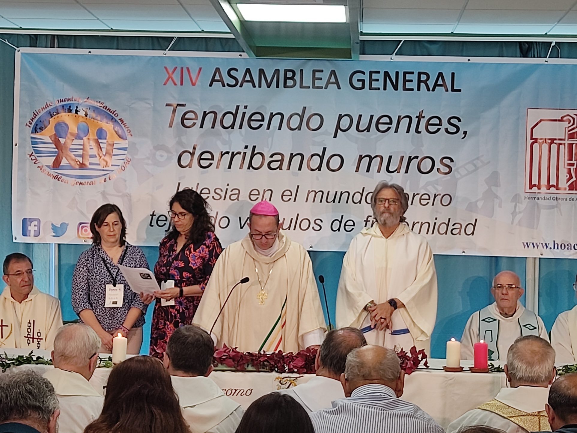 El obispo de la Pastoral del Trabajo, Abilio Martínez, destaca el compromiso y testimonio de la militancia obrera cristiana