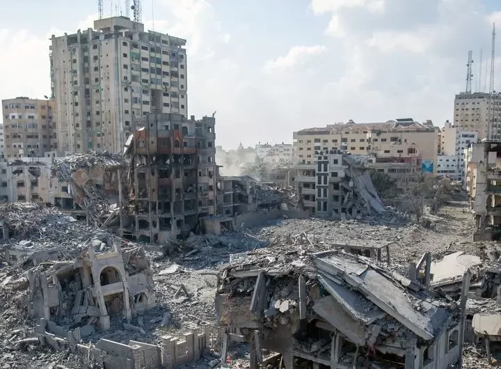 Peregrinación por el alto el fuego en Gaza