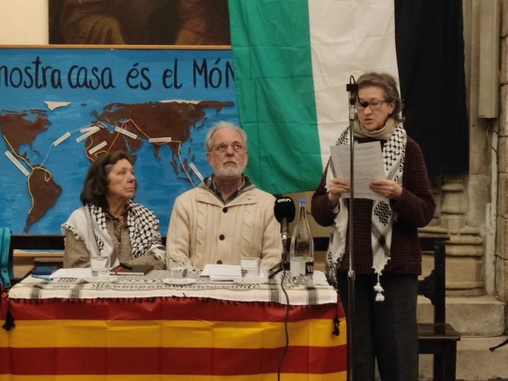 Huelga de hambre en Barcelona por la paz en Palestina