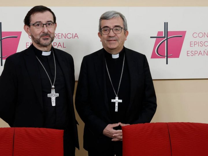 Luis Argüello y José Cobo, presidente y vicepresidente de la Iglesia española